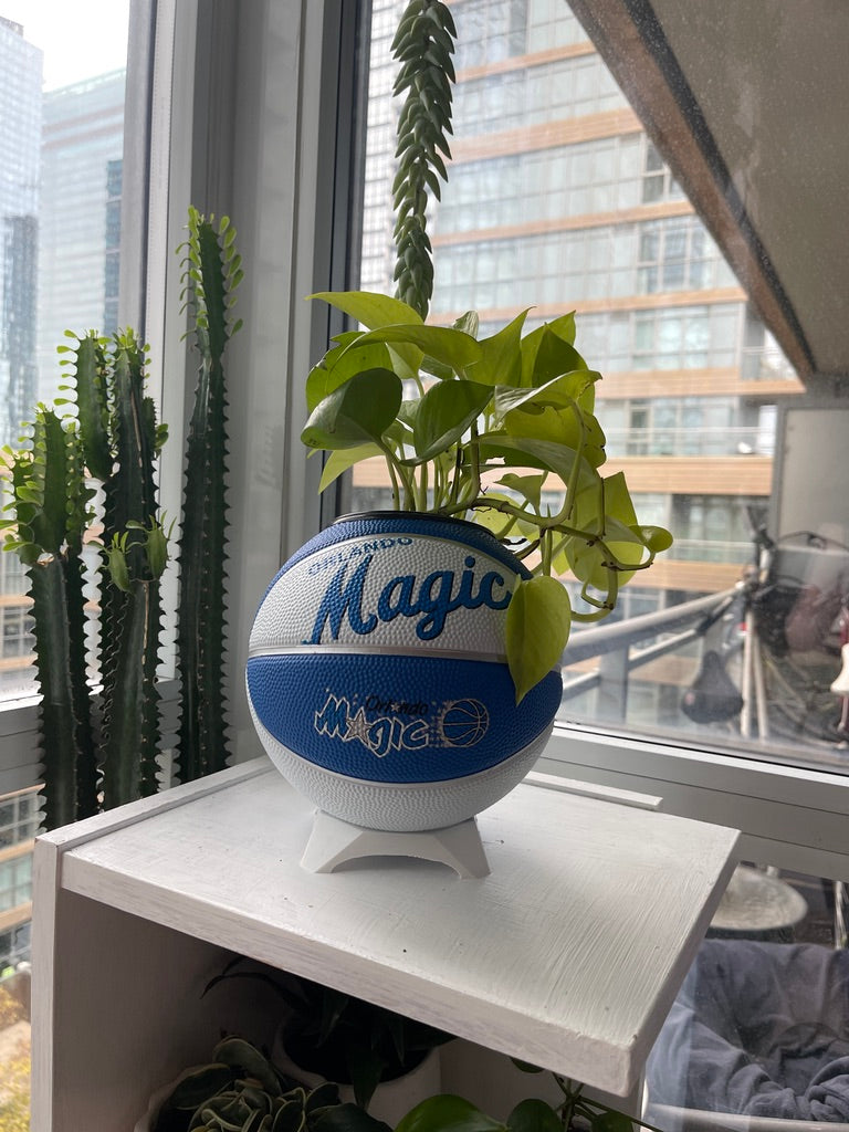 Mini Basketball Planter (Orlando Magic)