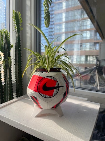 Nike Mini Soccer Ball Planter (Red Pitch)
