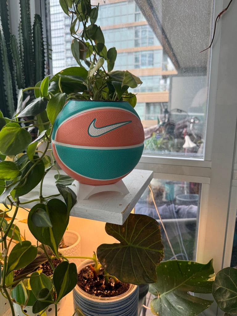 Nike Mini Basketball Planter (Malibu Beach)