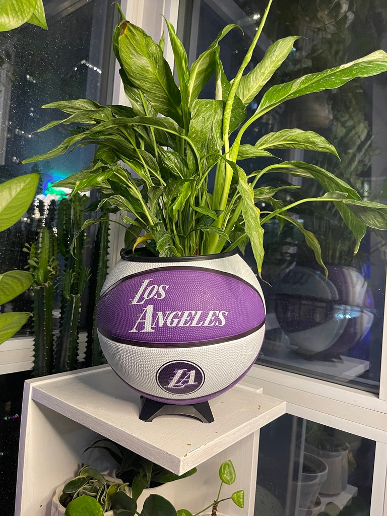 Large Basketball Planter (Los Angeles Lakers Mono)