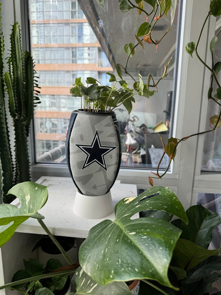 Large Football Planter (Dallas Cowboys)