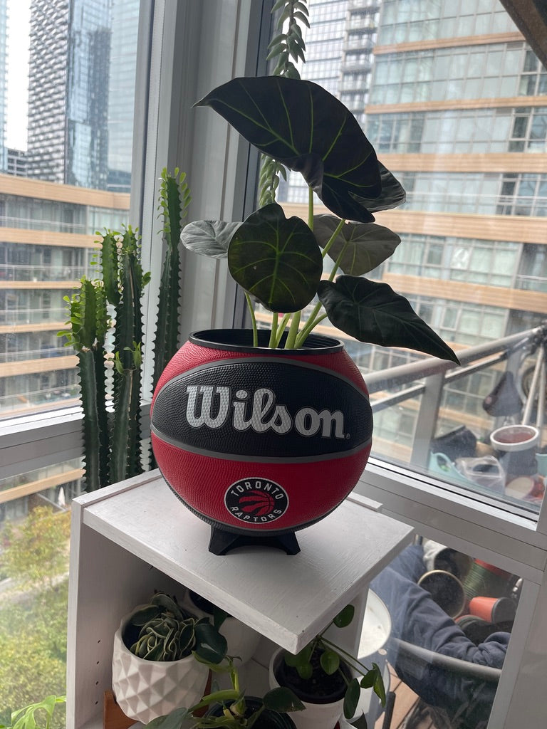 Large Basketball Planter (Toronto Raptors)
