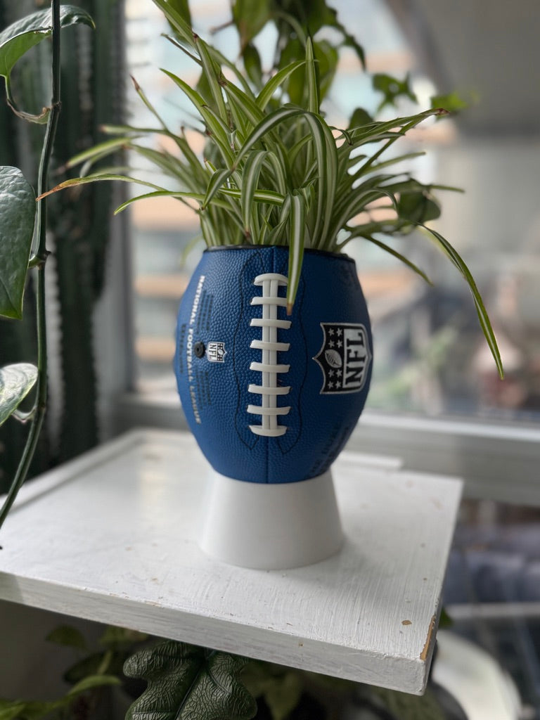 Mini Football Planter (The NFL OG - Blue)