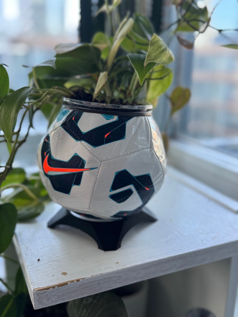 Nike Mini Soccer Ball Planter (Blue Pitch)