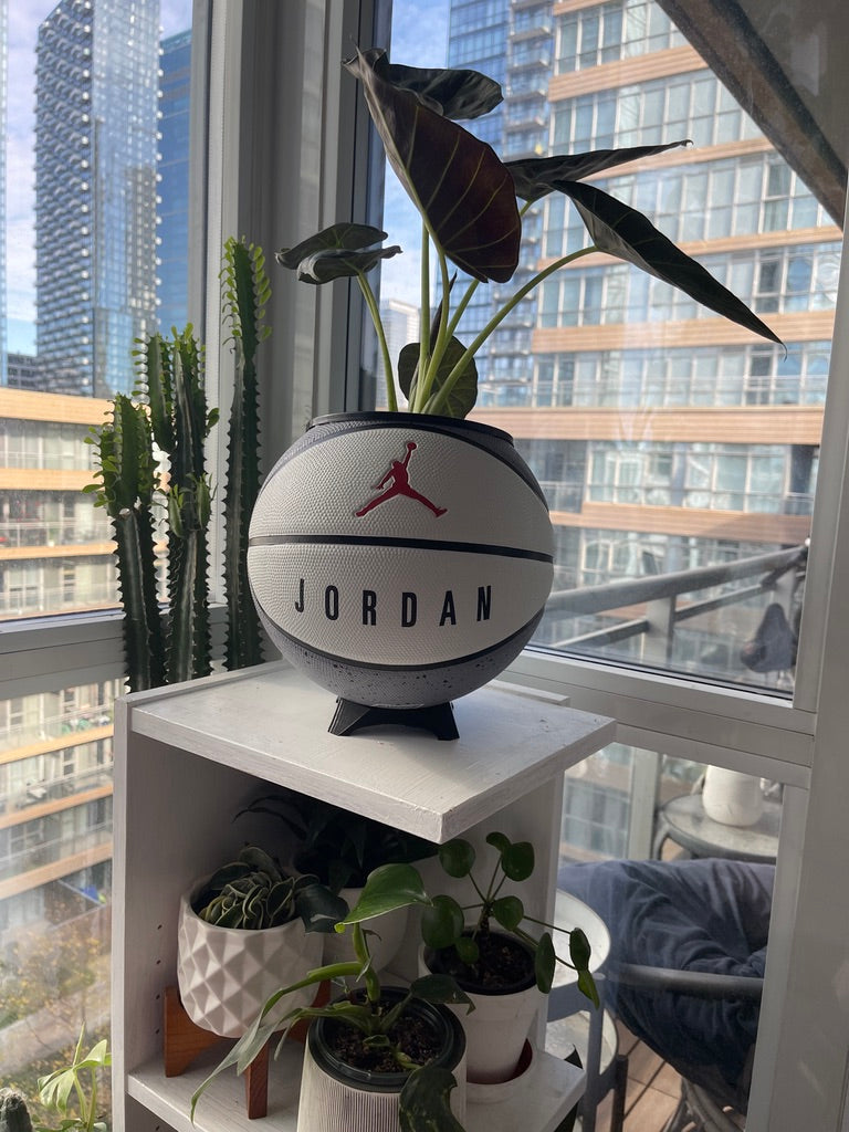 Nike Jordan Large Basketball Planter (White Cement)