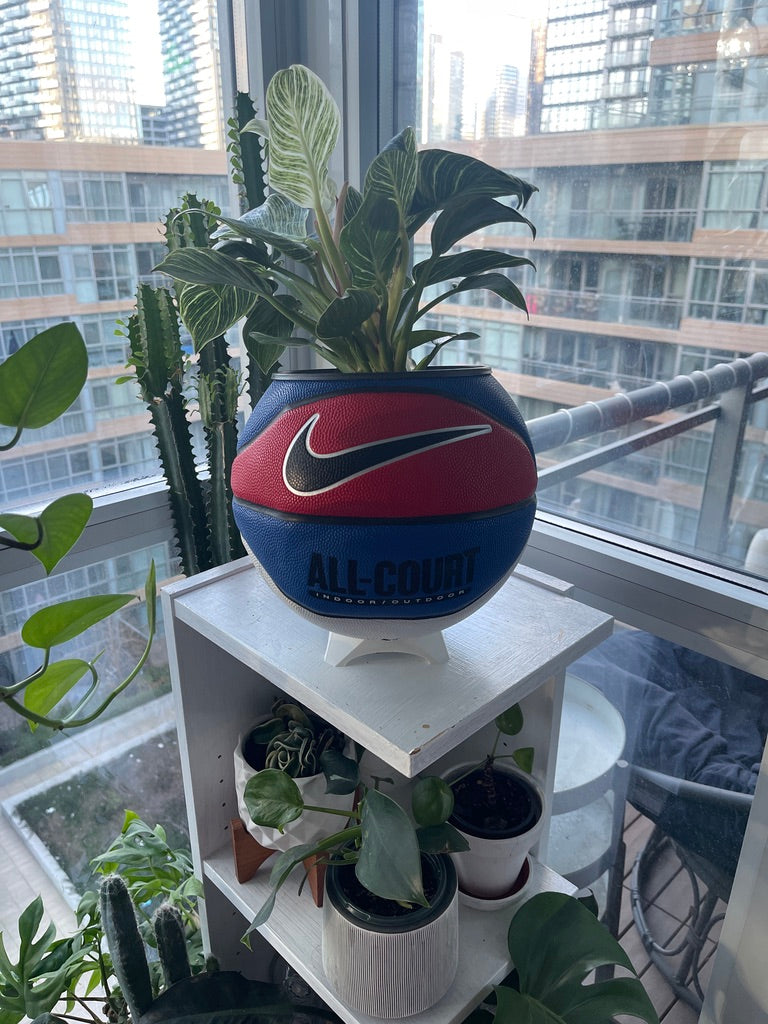 Nike Large Basketball Planter (Red, White, & Blue All-Court)