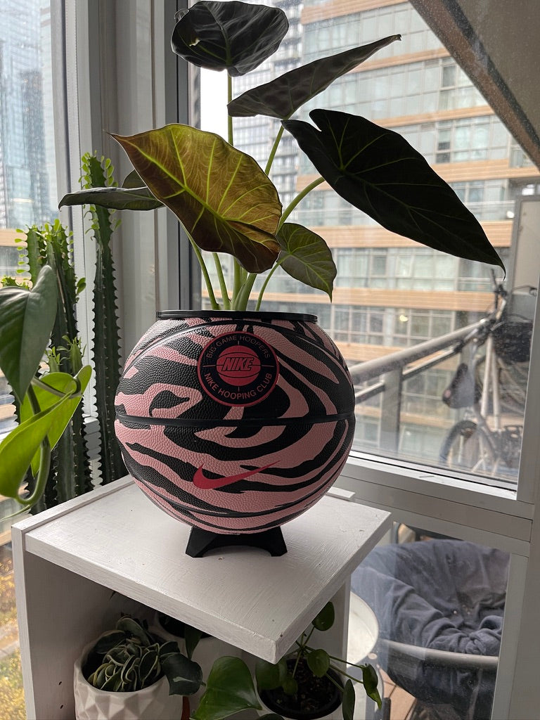 Nike Large Basketball Planter (Pink Zebra)