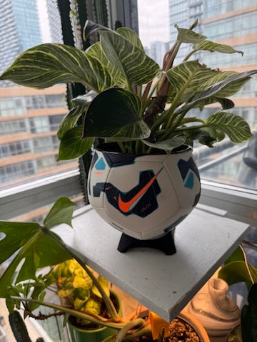 Nike Large Soccer Ball Planter (Blue Pitch)