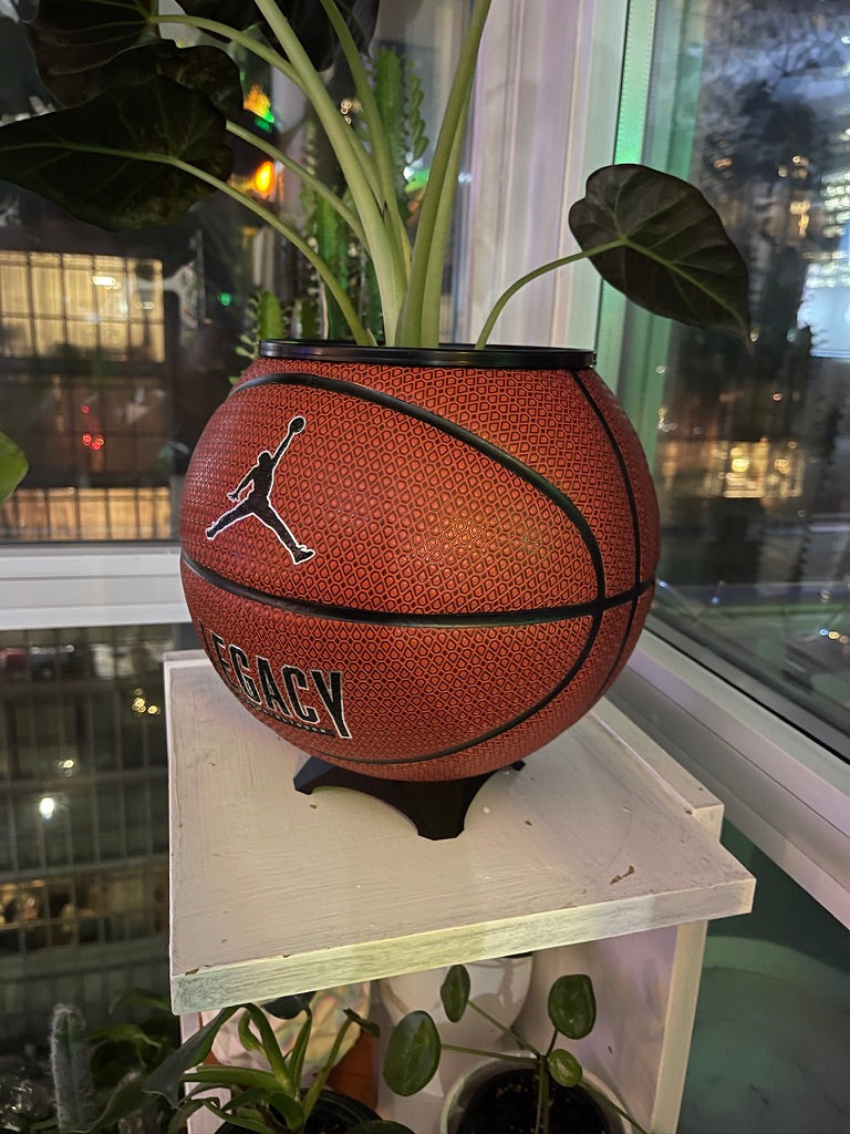 Nike Jordan Large Basketball Planter (Amber)
