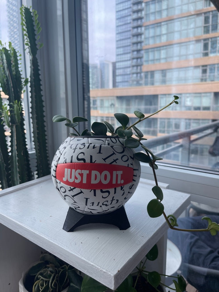 Nike Mini Volleyball Planter (Newspaper)