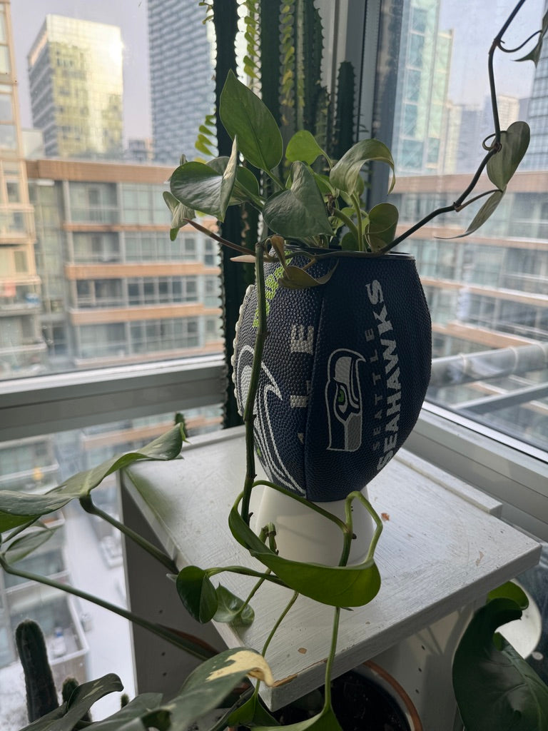 Large Football Planter (Seattle Seahawks)