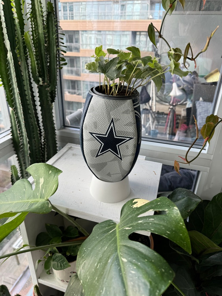 Large Football Planter (Dallas Cowboys)