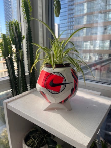 Nike Mini Soccer Ball Planter (Red Pitch)