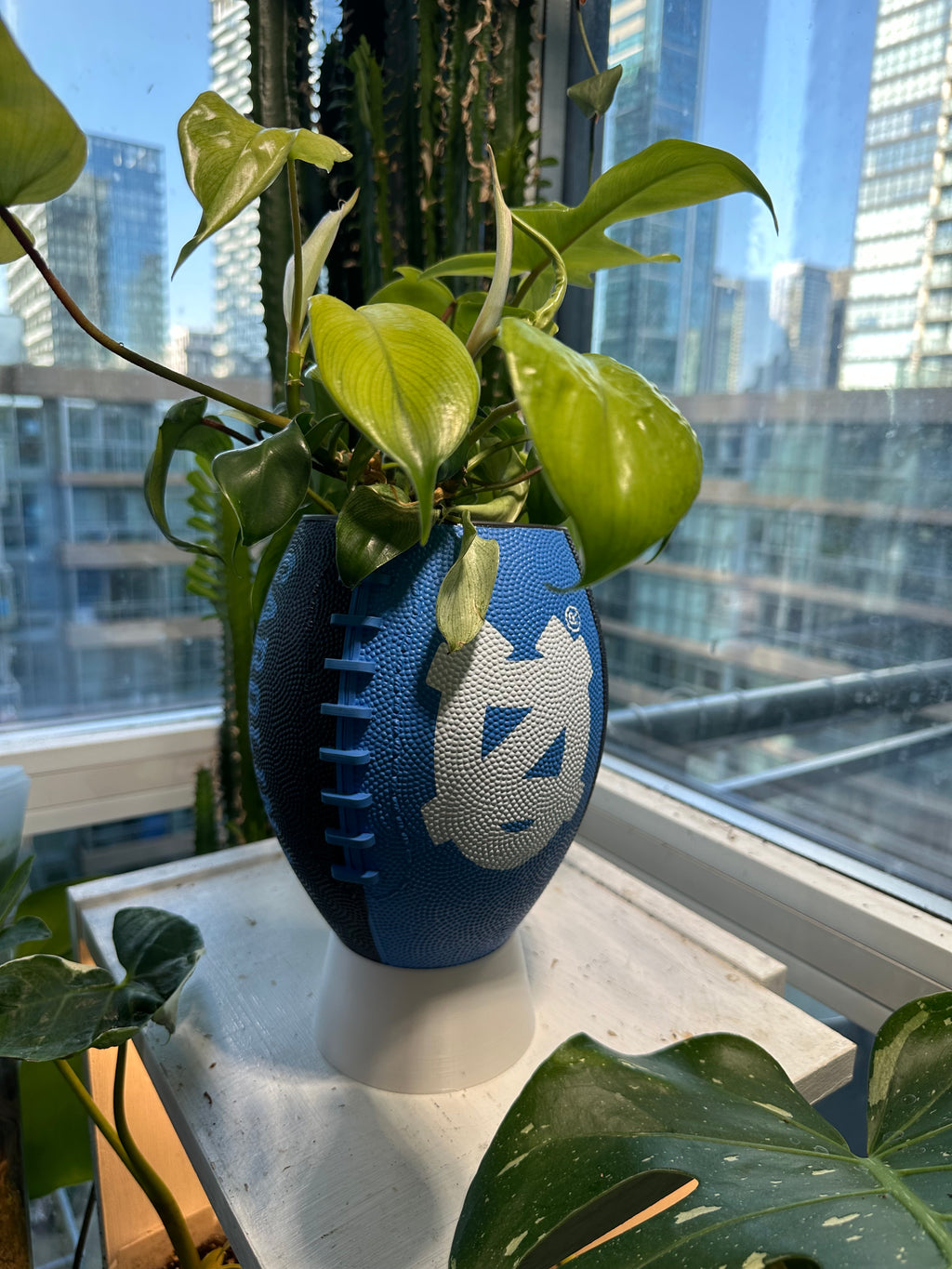 Large Football Planter (UNC)