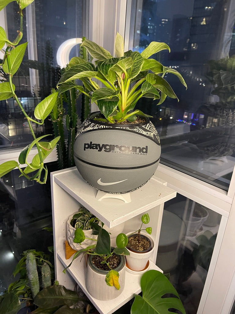 Nike Large Basketball Planter (Black & Grey)