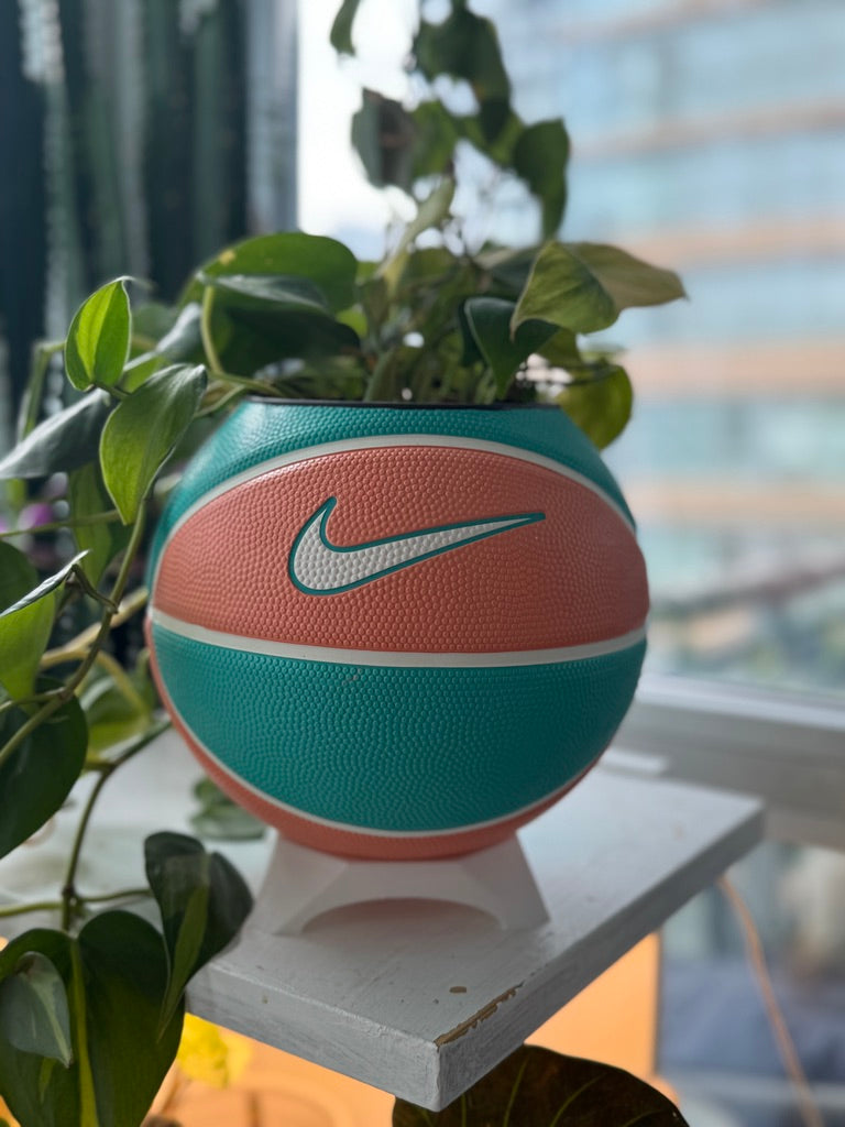 Nike Mini Basketball Planter (Malibu Beach)