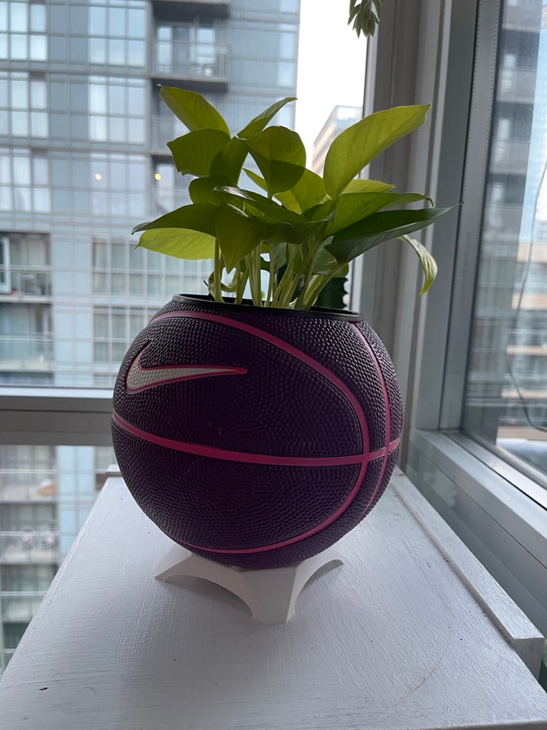 Nike Mini Basketball Planter (Grape)