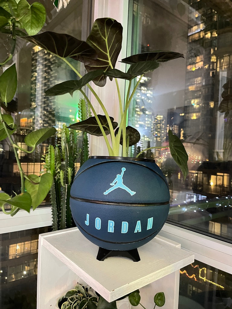 Nike Jordan Large Basketball Planter (Blue)