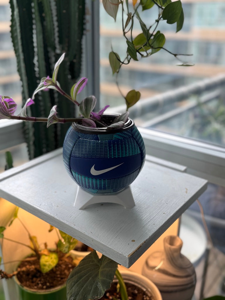 Nike Mini Volleyball Planter (Dusty Blue)