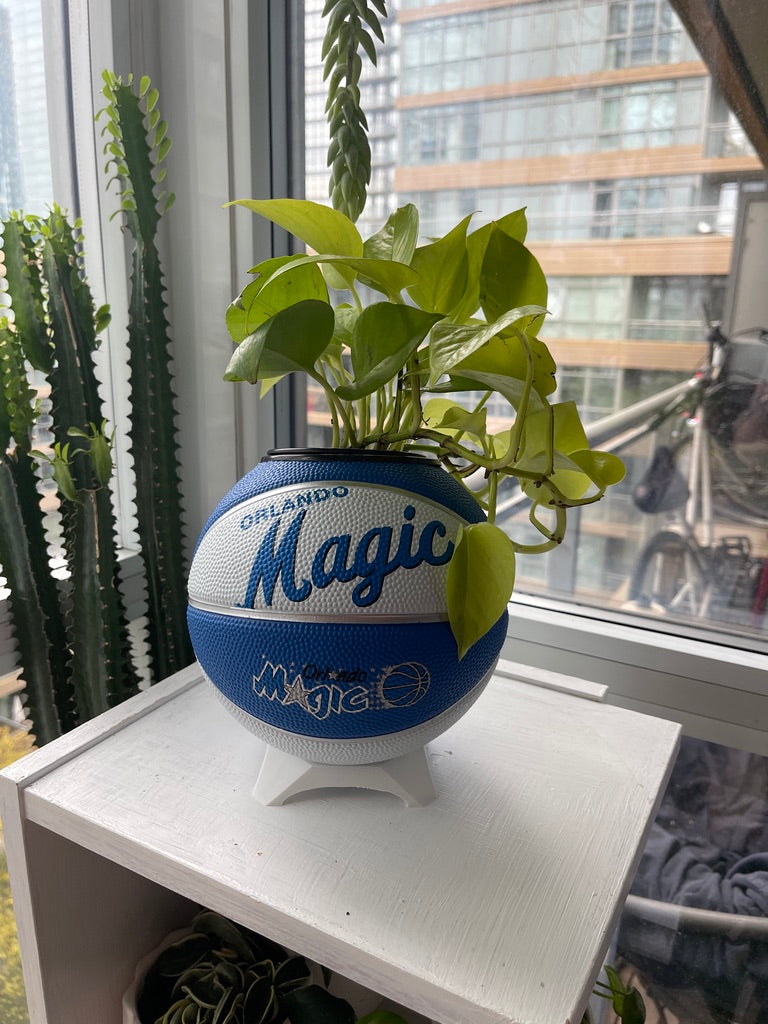 Mini Basketball Planter (Orlando Magic)