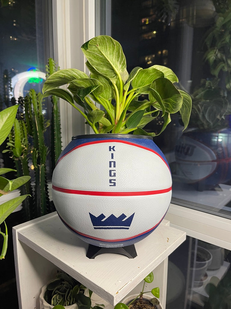 Large Basketball Planter (Sacramento Kings)
