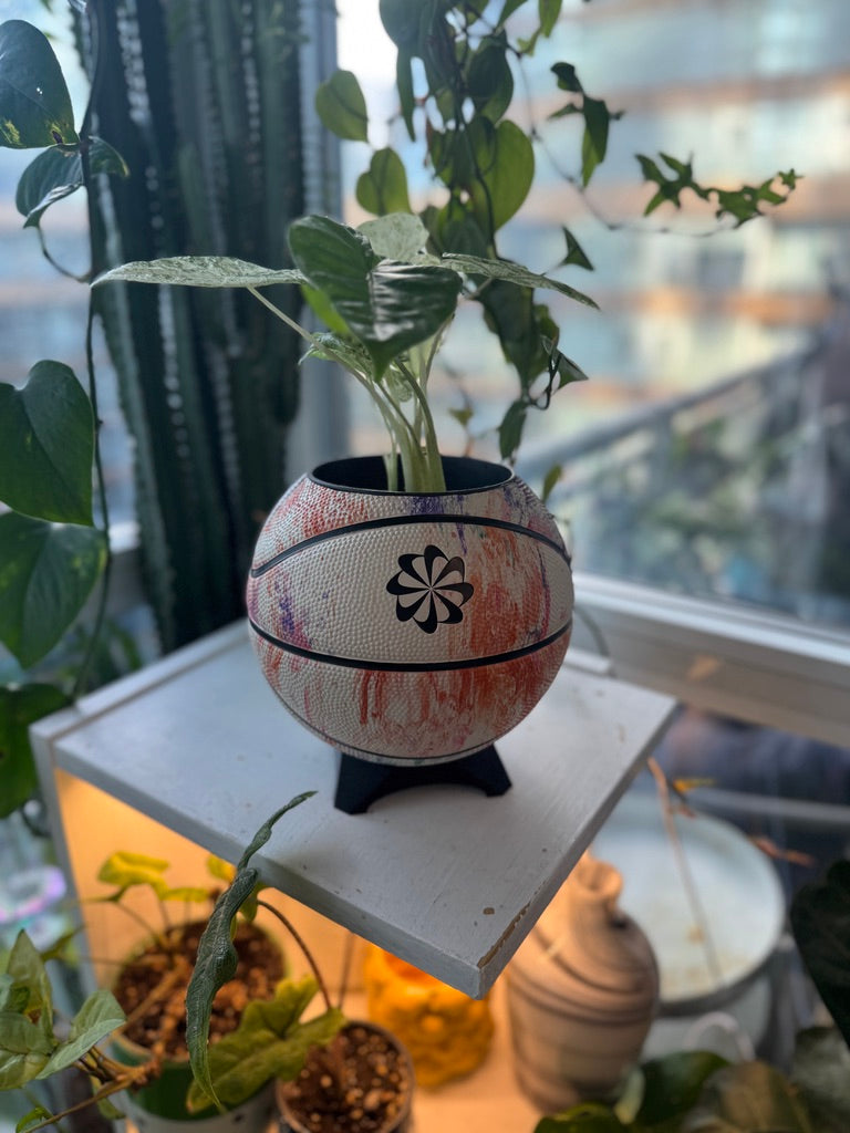 Nike Mini Basketball Planter (Pastel Graffiti)