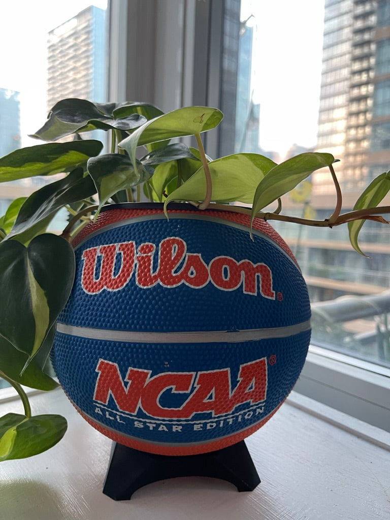 Mini Basketball Planter (NCAA Orange)