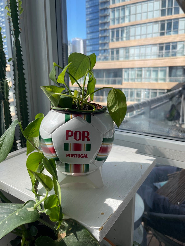 Mini Soccer Ball Planter (Portugal)