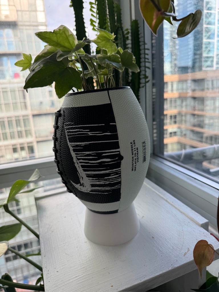 Nike Large Football Planter (White & Black)