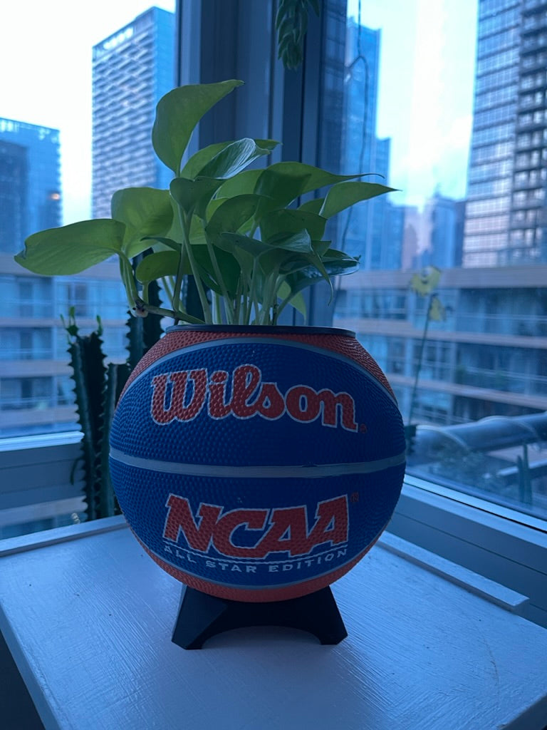 Mini Basketball Planter (NCAA Orange)