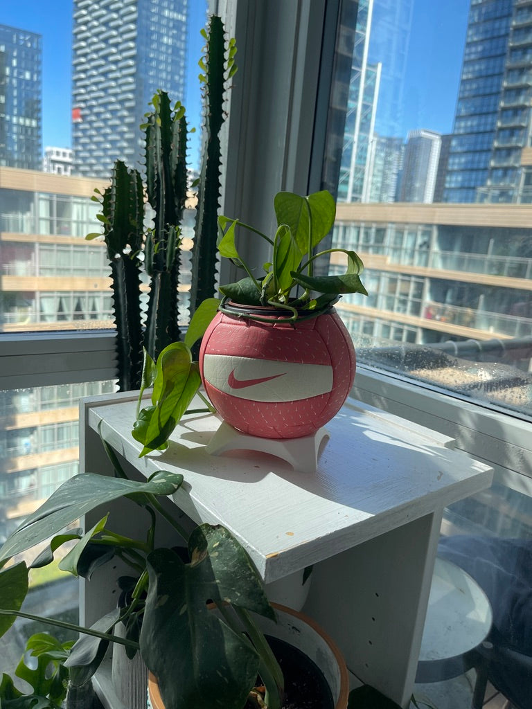 Nike Mini Volleyball Planter (Just Peachy)