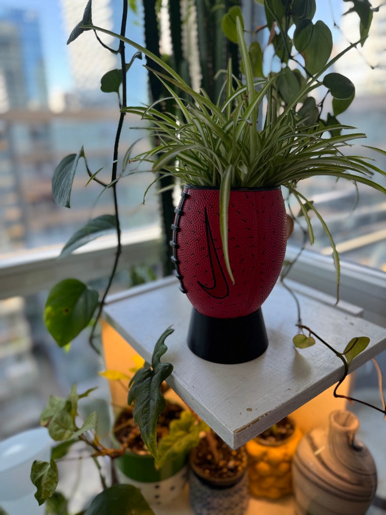 Nike Mini Football Planter (Red)