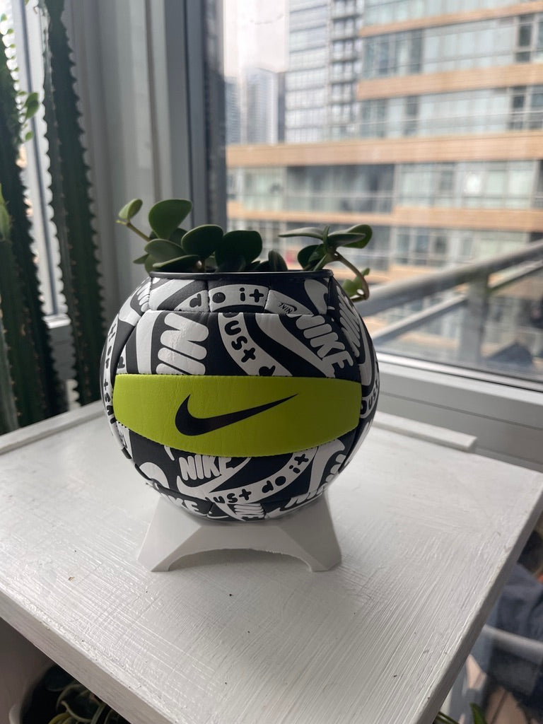 Nike Mini Volleyball Planter (Green Volt)