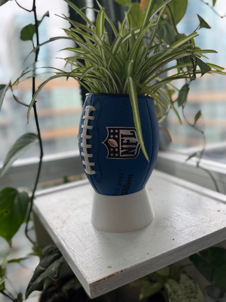 Mini Football Planter (The NFL OG - Blue)