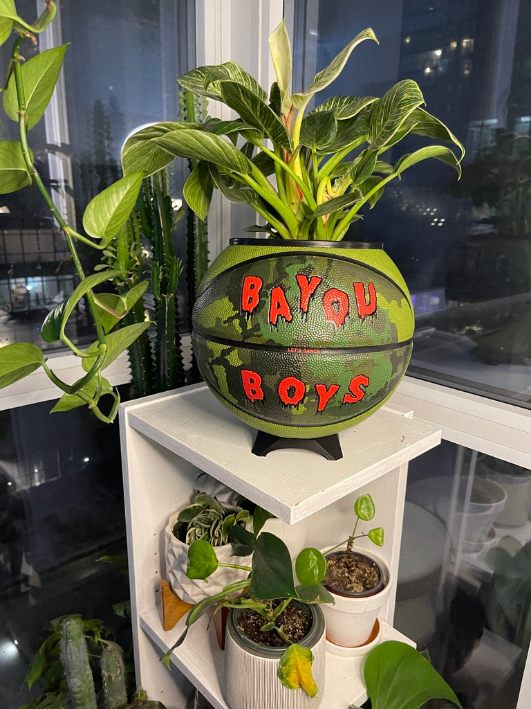 Nike Jordan Large Basketball Planter (Bayou Boys)