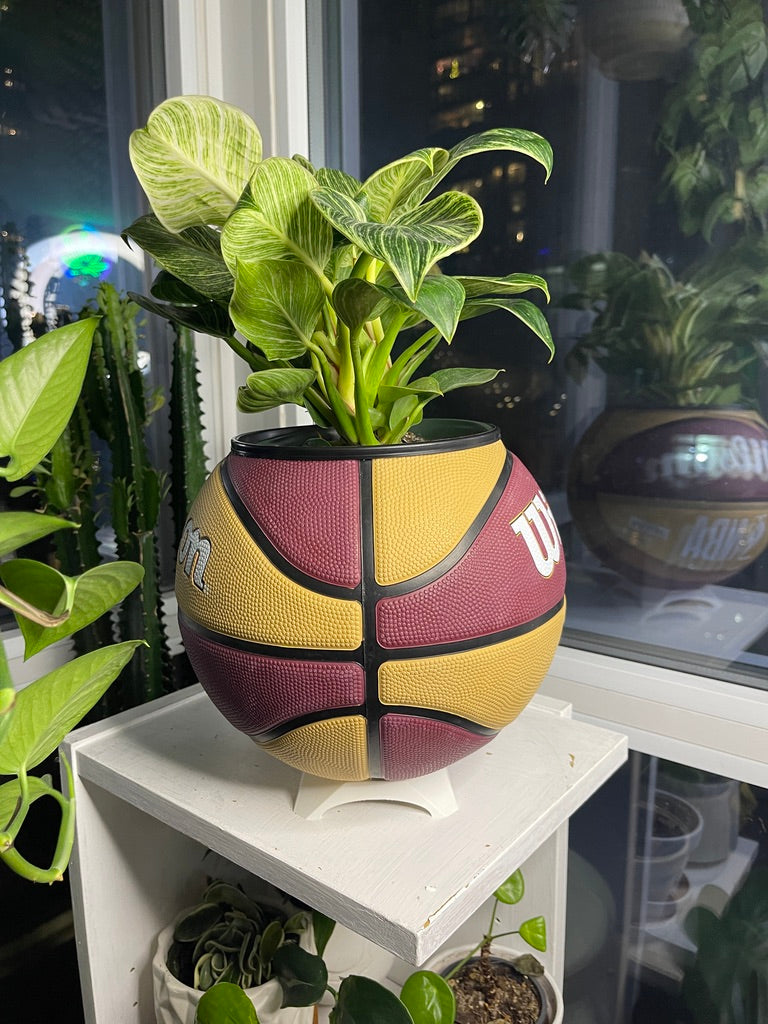 Large Basketball Planter (Cleveland Cavaliers)