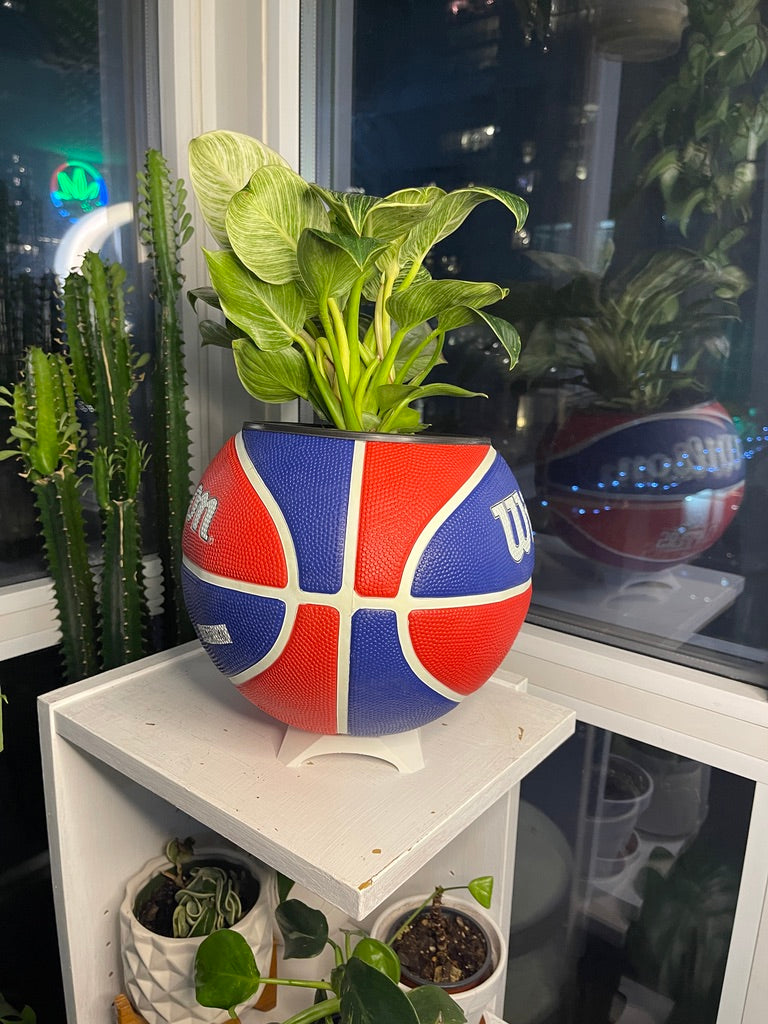Large Basketball Planter (Los Angeles Clippers)
