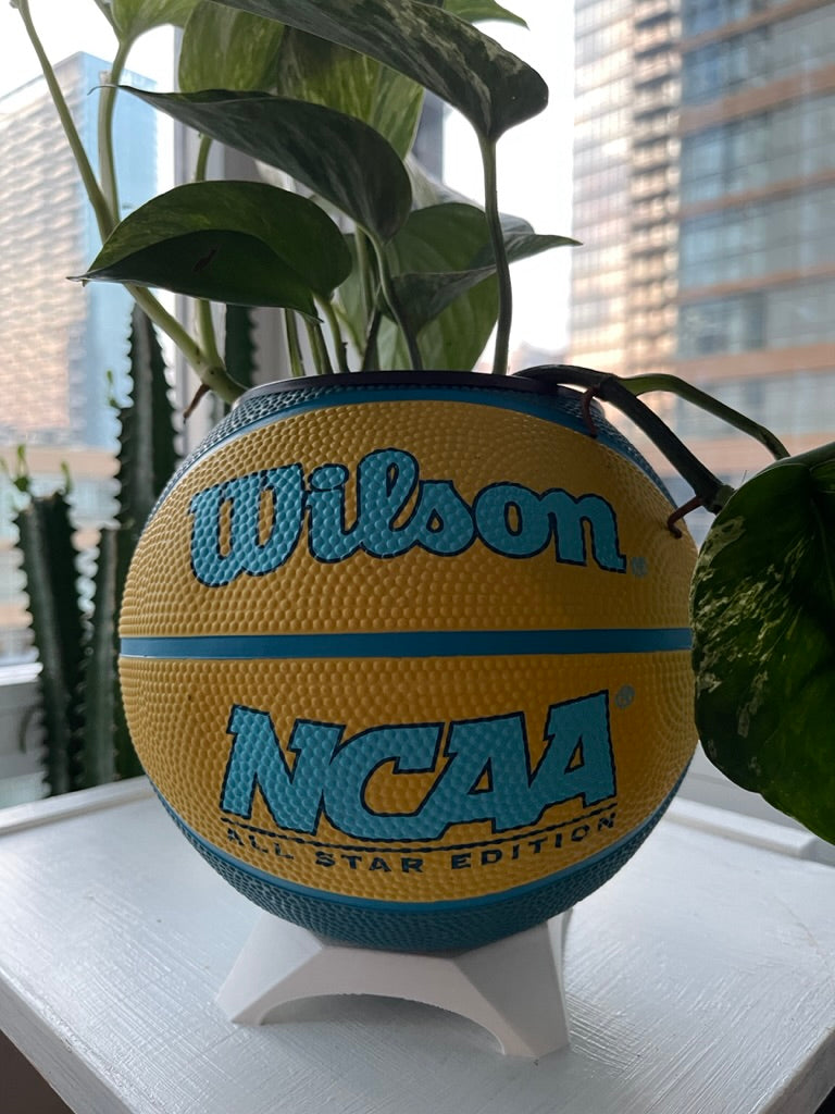 Mini Basketball Planter (NCAA Yellow)