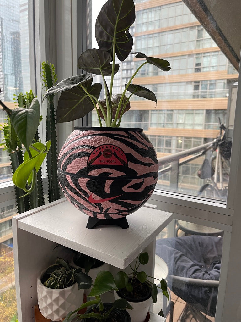 Nike Large Basketball Planter (Pink Zebra)