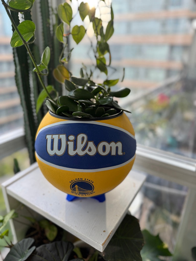 Large Basketball Planter (Golden State Warriors - OG)