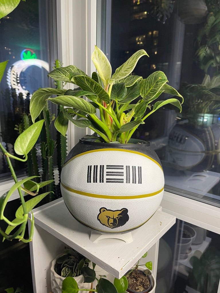 Large Basketball Planter (Memphis Grizzlies)