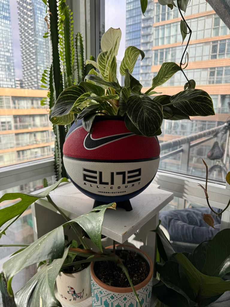 Nike Large Basketball Planter (Red, White, & Blue Elite)