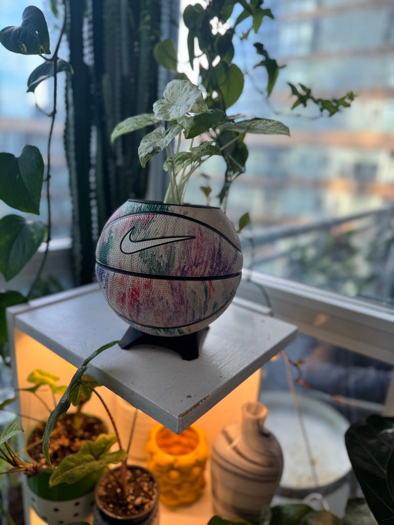 Nike Mini Basketball Planter (Pastel Graffiti)