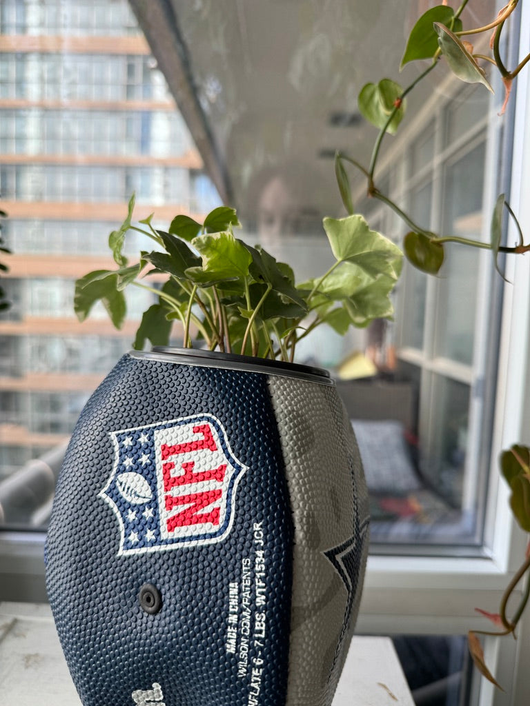 Large Football Planter (Dallas Cowboys)