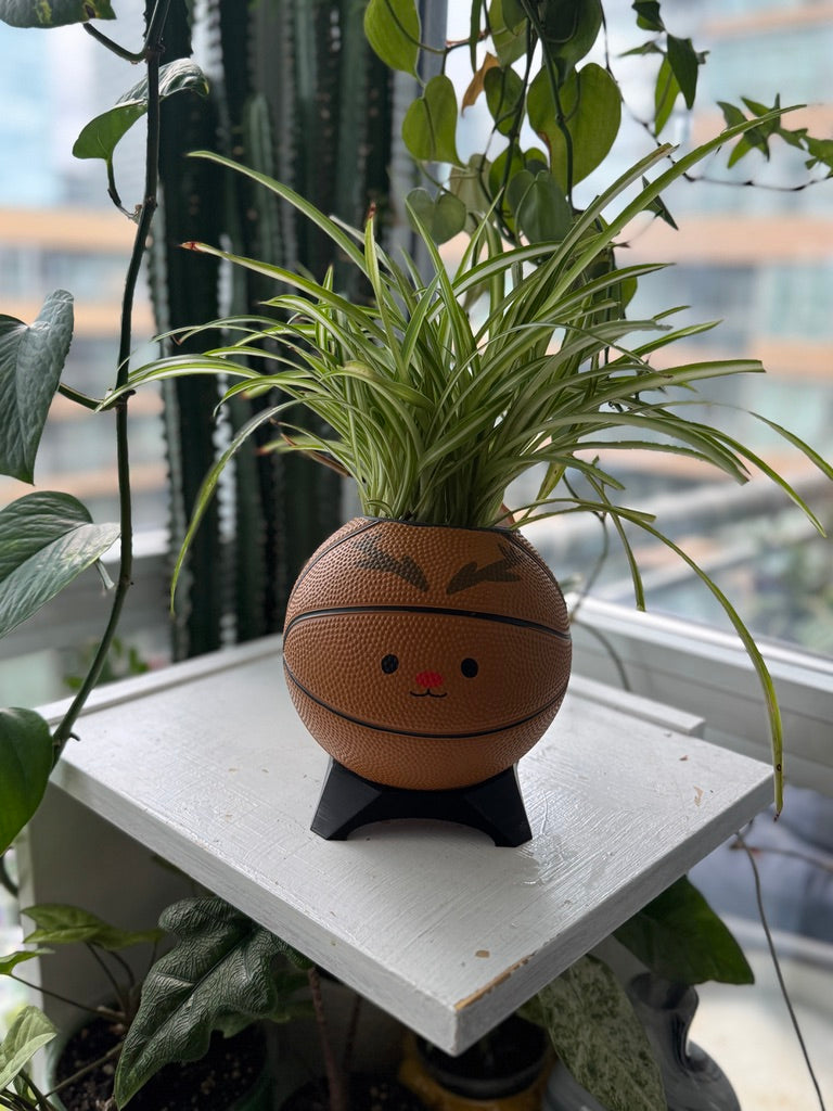Ultra-Mini Basketball Planter (Reindeer)