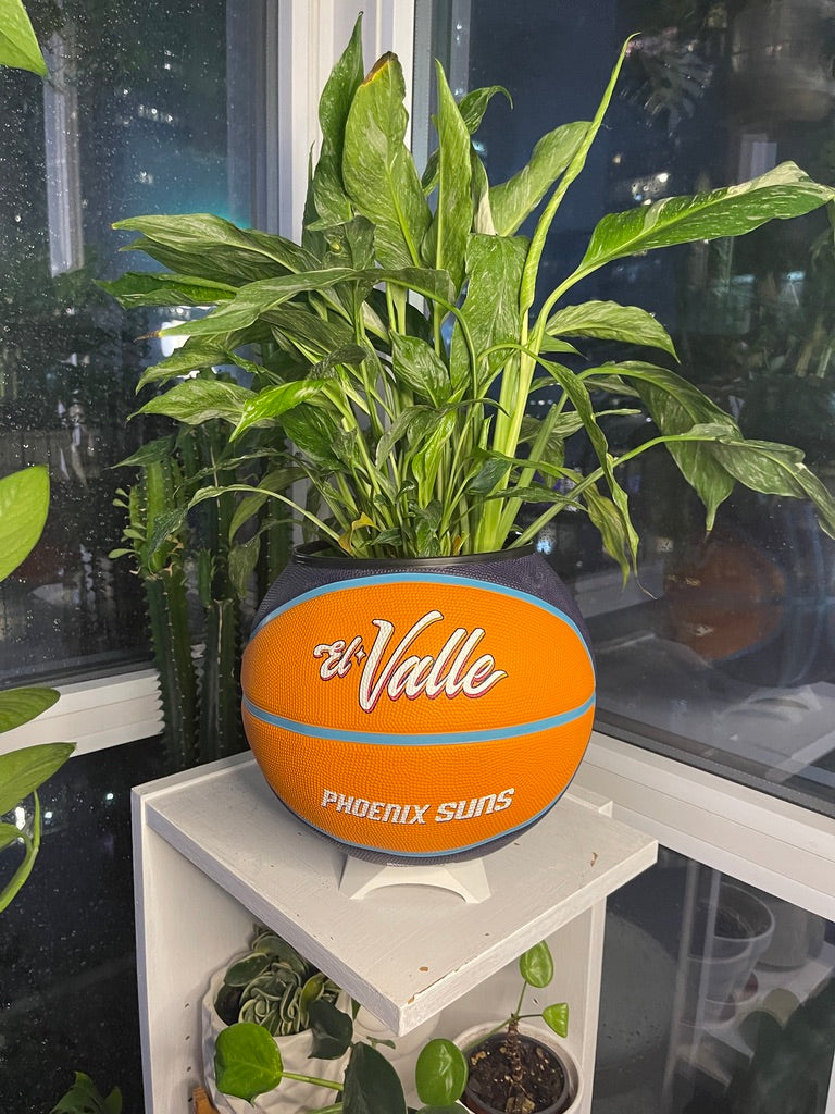 Large Basketball Planter (Phoenix Suns)