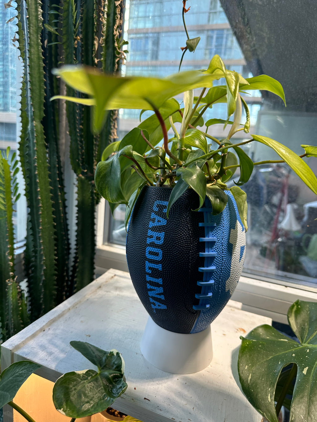 Large Football Planter (UNC)
