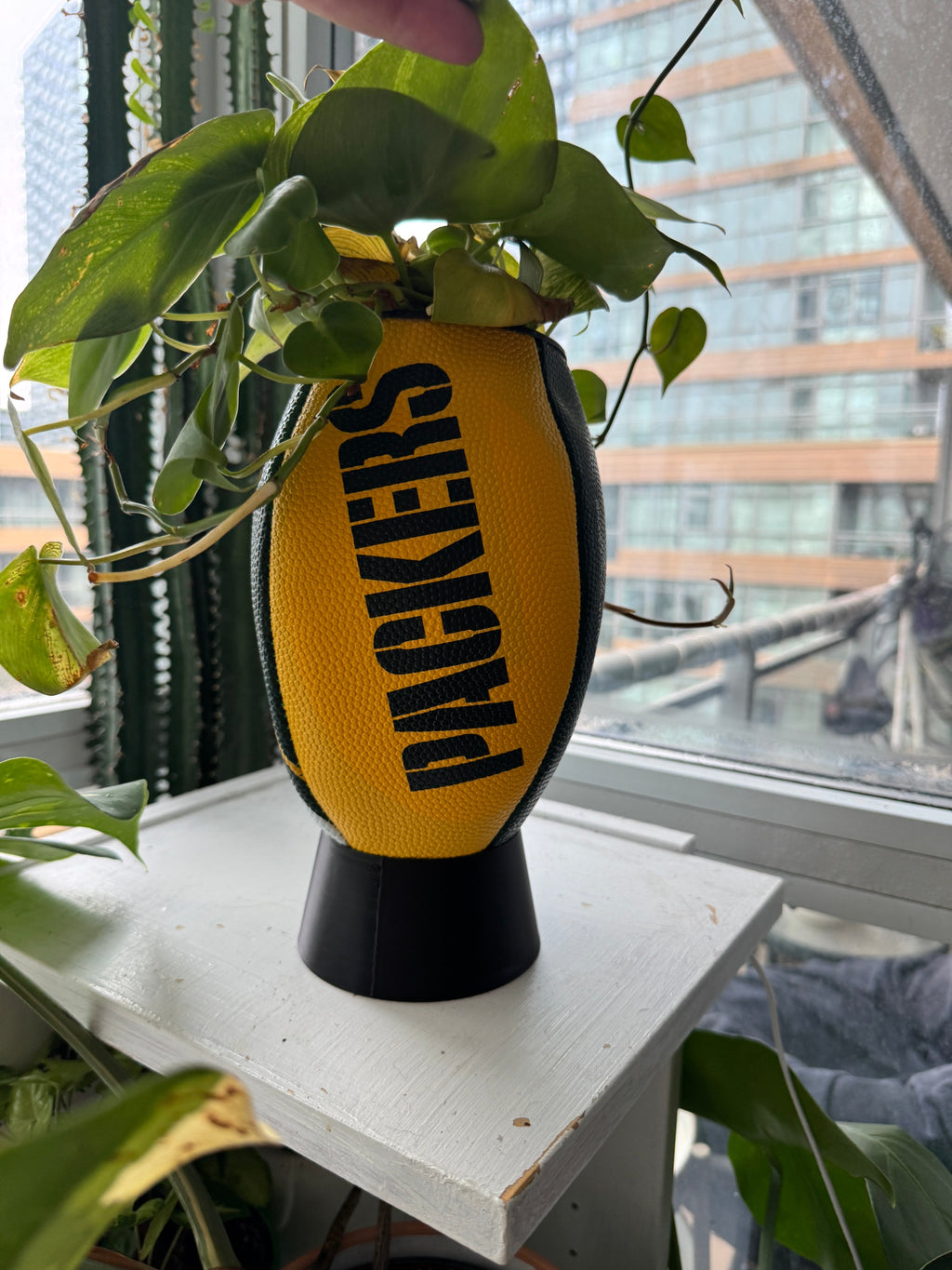Large Football Planter (Green Bay Packers)