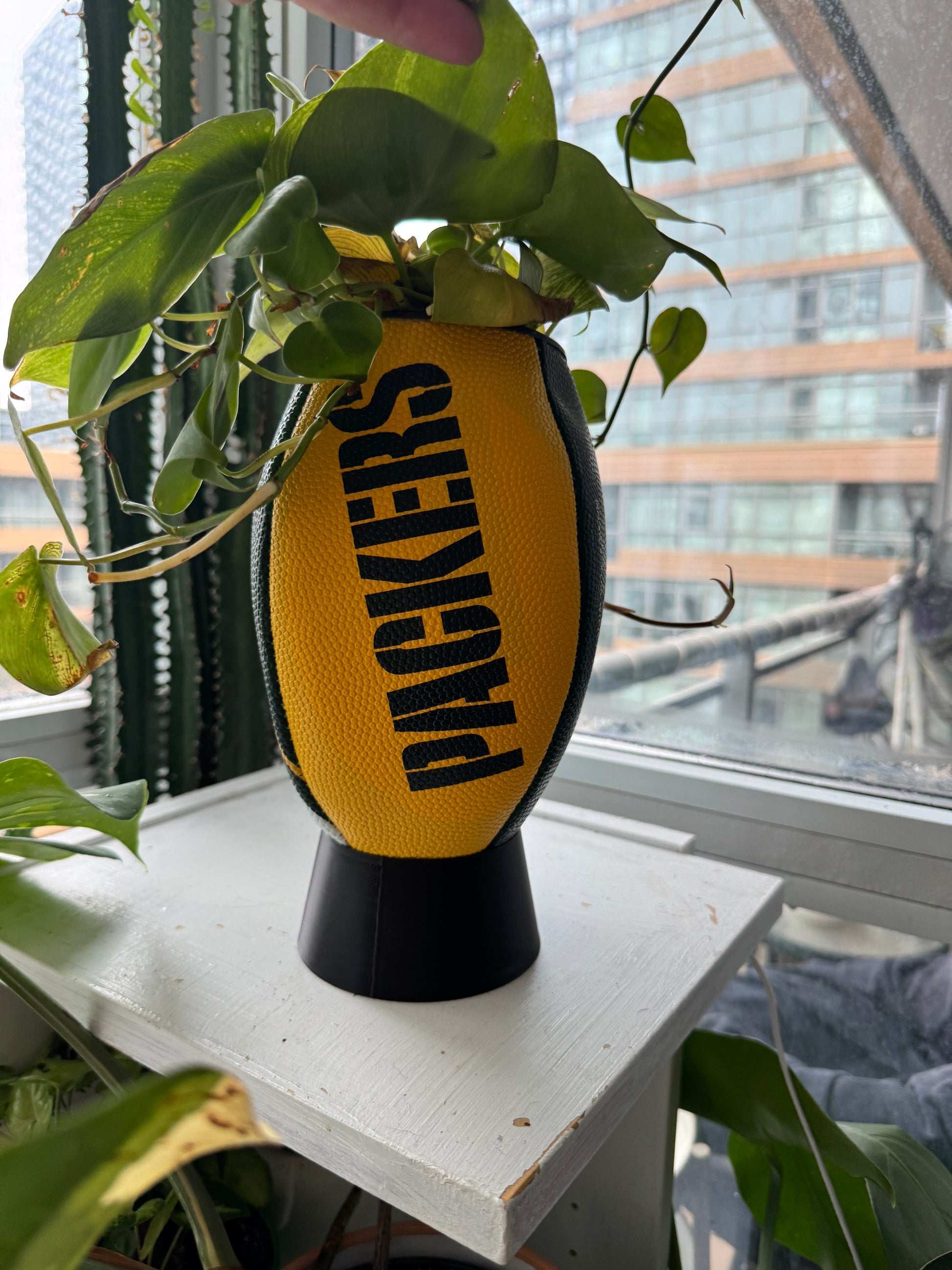 Large Football Planter (Green Bay Packers)