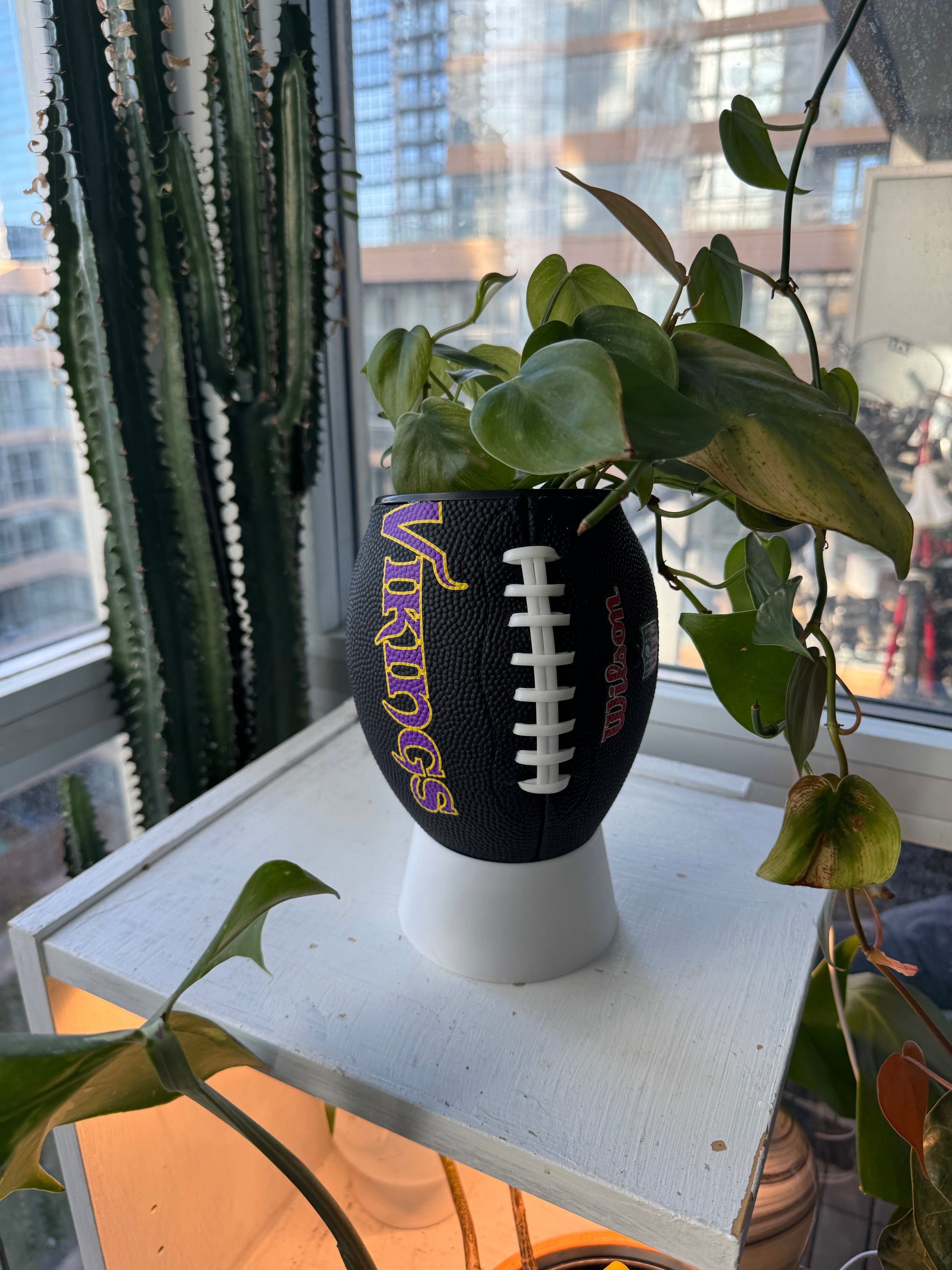 Mini Football Planter (Minnesota Vikings)
